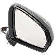 Driver and Passenger Side Mirror, Power Adjust, Non-Heated, Manual Folding, Textured Black, No Signal Light, No Memory, No Puddle Light, No Auto-Dim, No Blind Spot Feature