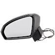 Driver and Passenger Side Mirror, Power Adjust, Non-Heated, Manual Folding, Textured Black, No Signal Light, No Memory, No Puddle Light, No Auto-Dim, No Blind Spot Feature