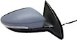 Driver and Passenger Side Mirror, Power Adjust, Heated, Manual Folding, Paintable, In-housing Signal Light, No Memory, No Puddle Light, No Auto-Dim, No Blind Spot Feature
