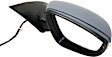 Driver and Passenger Side Mirror, Power Adjust, Heated, Manual Folding, Paintable, In-housing Signal Light, No Memory, No Puddle Light, No Auto-Dim, No Blind Spot Feature