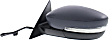 2012-2018 Volkswagen Beetle - Driver and Passenger Side Mirrors, Power, Manual Folding, Heated, Paintable, In-housing Signal Light, No Memory, No Puddle Light, No Auto-Dimming, No Blind Spot Feature