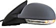 Driver and Passenger Side Mirrors, Power Adjust, Manual Folding, Heated, Paintable, In-housing Signal Light, No Memory, No Puddle Light, No Auto-Dimming, No Blind Spot Feature