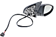 Driver and Passenger Side Mirrors, Power, Manual Folding, Heated, Paintable, In-housing Signal Light, No Memory, No Puddle Light, No Auto-Dimming, No Blind Spot Feature
