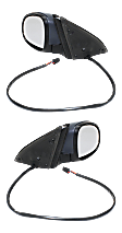 Driver and Passenger Side Mirrors, Power, Power Folding, Heated, Paintable, In-housing Signal Light, With memory, With Puddle Light, No Auto-Dimming, No Blind Spot Feature