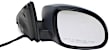 Driver and Passenger Side Mirrors, Power, Power Folding, Heated, Paintable, In-housing Signal Light, With memory, With Puddle Light, No Auto-Dimming, No Blind Spot Feature