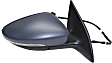 Driver and Passenger Side Mirrors, Power Adjust, Manual Folding, Heated, Paintable, In-housing Signal Light, No Memory, With Puddle Light, No Auto-Dimming, No Blind Spot Feature