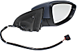 Driver and Passenger Side Mirrors, Power Adjust, Manual Folding, Heated, Paintable, In-housing Signal Light, No Memory, With Puddle Light, No Auto-Dimming, No Blind Spot Feature