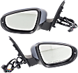 Driver and Passenger Side Mirrors, Power, Power Folding, Heated, Paintable, In-housing Signal Light, No Memory, With Puddle Light, No Auto-Dimming, No Blind Spot Feature