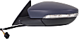 2012-2019 Volkswagen Beetle - Driver and Passenger Side Mirrors, Power, Manual Folding, Heated, Paintable, In-housing Signal Light, No Memory, No Puddle Light, No Auto-Dimming, No Blind Spot Feature