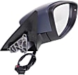 2012-2019 Volkswagen Beetle - Driver and Passenger Side Mirrors, Power, Manual Folding, Heated, Paintable, In-housing Signal Light, No Memory, No Puddle Light, No Auto-Dimming, No Blind Spot Feature