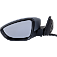 Driver and Passenger Side Mirrors, Power Adjust, Manual Folding, Heated, Paintable, In-housing Signal Light, With memory, No Puddle Light, No Auto-Dimming, No Blind Spot Feature, Sedan