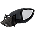 Driver and Passenger Side Mirror, Power Adjust, Heated, Manual Folding, Paintable, In-housing Signal Light, With Memory, No Puddle Light, No Auto-Dim, With Blind Spot Detection in Glass