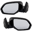 Driver and Passenger Side Mirrors, Power Adjust, Manual Folding, Non-Heated, Paintable, In-housing Signal Light, No Memory, No Puddle Light, No Auto-Dimming, No Blind Spot Feature
