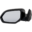 Driver and Passenger Side Mirrors, Power Adjust, Manual Folding, Non-Heated, Paintable, In-housing Signal Light, No Memory, No Puddle Light, No Auto-Dimming, No Blind Spot Feature