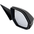Driver and Passenger Side Mirrors, Power Adjust, Manual Folding, Non-Heated, Paintable, In-housing Signal Light, No Memory, No Puddle Light, No Auto-Dimming, No Blind Spot Feature