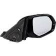 Driver and Passenger Side Mirrors, Power Adjust, Manual Folding, Non-Heated, Paintable, In-housing Signal Light, No Memory, No Puddle Light, No Auto-Dimming, No Blind Spot Feature