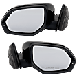 Driver and Passenger Side Mirrors, Power Adjust, Manual Folding, Non-Heated, Paintable, In-housing Signal Light, No Memory, No Puddle Light, No Auto-Dimming, No Blind Spot Feature
