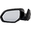Driver and Passenger Side Mirrors, Power Adjust, Manual Folding, Non-Heated, Paintable, In-housing Signal Light, No Memory, No Puddle Light, No Auto-Dimming, No Blind Spot Feature