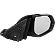 Driver and Passenger Side Mirror, Power Adjust, Heated, Manual Folding, Paintable, In-housing Signal Light, No Memory, No Puddle Light, No Auto-Dim, With Blind Spot Detection in Glass