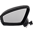 Driver and Passenger Side Mirrors, Power Adjust, Power Folding, Heated, Paintable, In-housing Signal Light, With memory, With Puddle Light, No Auto-Dimming, With Blind Spot Detection in Glass
