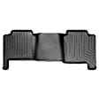 SET-W24440051 FloorLiner Series Molded Floor Liner, Black Made of Rubberized Thermoplastic Polyolefins