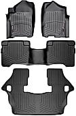 SET-W24440193 FloorLiner Series Molded Floor Liner, Black Made of Rubberized Thermoplastic Polyolefins