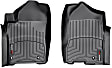 SET-W24440193 FloorLiner Series Molded Floor Liner, Black Made of Rubberized Thermoplastic Polyolefins