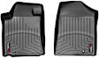 SET-W24441711 Front and Rear FloorLiner Series Molded Floor Liner, Black