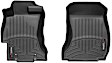 SET-W24444391 Front Row, Second Row FloorLiner Series Molded Floor Liner, Black High-Density Tri-Extruded (HDTE)