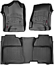 SET-W24446071 FloorLiner Series Molded Floor Liner, Black Made of Rubberized Thermoplastic Polyolefins