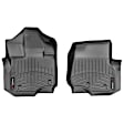 SET-W24446971 FloorLiner Series Molded Floor Liner, Black Made of Rubberized Thermoplastic Polyolefins