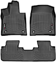 SET-W24448861 FloorLiner Series Molded Floor Liner, Black Made of Rubberized Thermoplastic Polyolefins