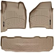 SET-W24450021 FloorLiner Series Molded Floor Liner, Tan Made of Rubberized Thermoplastic Polyolefins