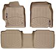 SET-W24450841 FloorLiner Series Molded Floor Liner, Tan Made of Rubberized Thermoplastic Polyolefins