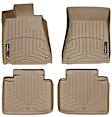 SET-W24452051 FloorLiner Series Molded Floor Liner, Tan Made of Rubberized Thermoplastic Polyolefins