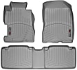 SET-W24460903 FloorLiner Series Molded Floor Liner, Gray Made of Rubberized Thermoplastic Polyolefins