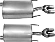 SET-WK18980 Driver and Passenger Side Muffler, 3.8L, 6Cyl, SoundFX Series