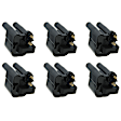 SET-WKP9201044-6 Ignition Coil, Set of 6, Walker Products Ignition Coil