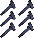 SET-WKP9212015-6 Ignition Coil, Set of 6, 3.0L, 6Cyl, Walker Products Ignition Coil