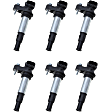 SET-WKP9212075-6 Ignition Coil, Set of 6, Walker Products Ignition Coil
