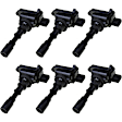 SET-WKP9212083-6 Ignition Coil, Set of 6, 3.5L, 6Cyl, Walker Products Ignition Coil