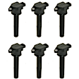 SET-WKP9212086-6 Ignition Coil, Set of 6, 3.8L, 6Cyl, Walker Products Ignition Coil