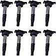 SET-WKP9212097-8 Ignition Coil, Set of 8, Walker Products Ignition Coil