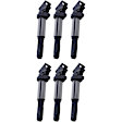 SET-WKP9212098-6 Ignition Coil, Set of 6, Walker Products Ignition Coil