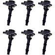 SET-WKP9212103-6 Ignition Coil, Set of 6, Walker Products Ignition Coil