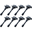 SET-WKP9212107-8 Ignition Coil, Set of 8, Walker Products Ignition Coil