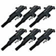 SET-WKP9212133-6 Ignition Coil, Set of 6, 3.7L, 6Cyl, Walker Products Ignition Coil