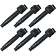 SET-WKP9212134-6 Ignition Coil, Set of 6, 3.3L, 6Cyl, Walker Products Ignition Coil
