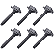2012 Jeep Grand Cherokee - Ignition Coil, Set of 6, 3.6L 6Cyl