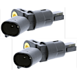 2010 Volkswagen Beetle - Rear, Driver and Passenger Side ABS Speed Sensor, engdesig: BPR, With Oe No. 1J0927807B